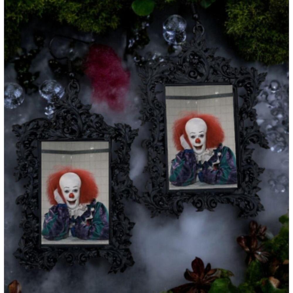 Tim Curry Earrings Pennywise the Dancing Clown IT Jewelry